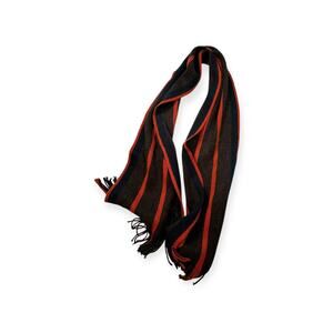 Stylish‎ Acrylic and Wool Blend Striped Scarf - Soft Knit Fashion Accessory
